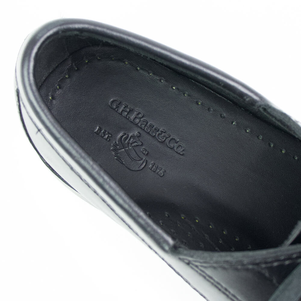 G.H.BASS & CO(ジーエイチ バス)CAMP MOC JACKMAN PULL UP キャンプ モック ジャックマン モカシン シューズ【ブラック】国内正規品