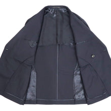画像をギャラリービューアに読み込む, Giotto(ジオット)ダブルブレストジャケット ホップサック【ネイビー】国内正規品