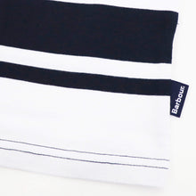 画像をギャラリービューアに読み込む, Barbour(バブアー)ボーダー Tシャツ【ホワイト×ネイビー】国内正規品