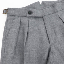 画像をギャラリービューアに読み込む, BERWICH(ベルウィッチ)SCOTCH / スコッチ ツープリーツアジャスター付きパンツ【グレー】国内正規品