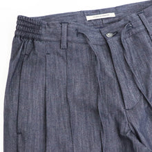 画像をギャラリービューアに読み込む, giabsarchivio(ジャブスアルキヴィオ)MASACCIO/R1 デニムライク イージーパンツ【インディゴ】国内正規品