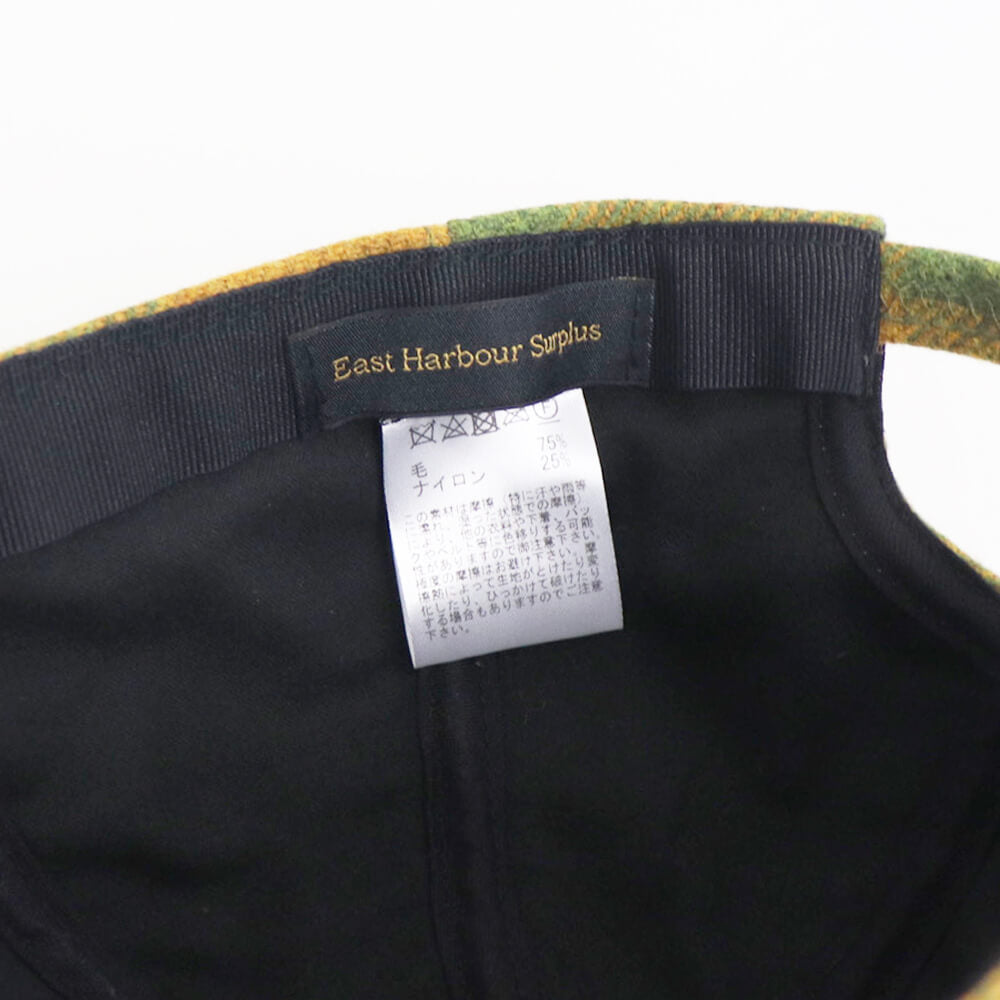 East Harbour Surplus(イースト ハーバー サープラス)Cap キャップ 帽子【チェック】国内正規品