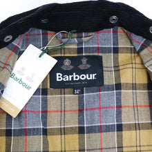画像をギャラリービューアに読み込む, Barbour(バブアー)Border / ボーダー ハーフコート ガーメント付【グレー】国内正規品