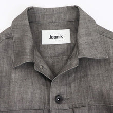 画像をギャラリービューアに読み込む, Jeanik(ジーニック)リネン ワンウォッシュ 2ndタイプ【グレー】国内正規品