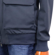 画像をギャラリービューアに読み込む, HERNO(ヘルノ)Loro Piana STORM SYSTEM FABRIC スタンドカラーブルゾン【ネイビー】国内正規品