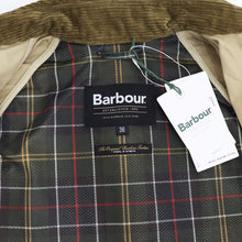 画像をギャラリービューアに読み込む, Barbour(バブアー)BORROWDALE / ボロウデイル ピーチスキン ショート ブルゾン【ベージュ】国内正規品