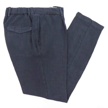 画像をギャラリービューアに読み込む, DEVORE(デヴォレ)セットアップ リネン ワンプリーツ パンツ【ネイビー】国内正規品