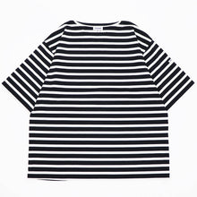 画像をギャラリービューアに読み込む, ORCIVAL(オーシバル)半袖 ボーダーTシャツ【ブラック×エクリュ】国内正規品