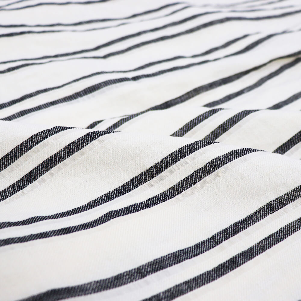 East Harbour Surplus(イースト ハーバー サープラス)ワークジャケット シャツアウター ストライプ【ホワイト】国内正規品