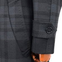 画像をギャラリービューアに読み込む, TITO ALLEGRETTO(ティト アレグレット)ベルテッド ダブル タータンチェック【ブラック系】国内正規品