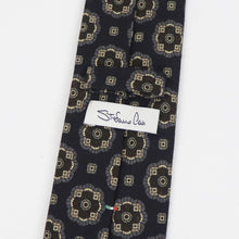 画像をギャラリービューアに読み込む, Stefano Cau(ステファノカウ)小紋柄 ウールタイ【ネイビーベース】国内正規品