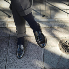 画像をギャラリービューアに読み込む, BRUNO(ブルーノ)ボカルーレザー タッセル ローファー【ブラック】正規販売店