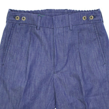 画像をギャラリービューアに読み込む, BERWICH(ベルウィッチ)BERTO / ベルト 1プリーツ ストレッチ パンツ TS1535X【ブルー】国内正規品
