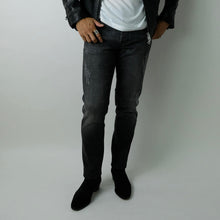 画像をギャラリービューアに読み込む, YCHAI(イカイ)PANATELA ブラックダメージ 5ポケット ストレッチ ウォッシュドデニム【ブラック】国内正規品