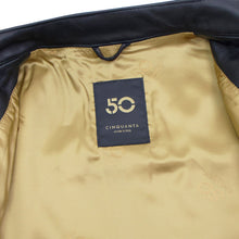 画像をギャラリービューアに読み込む, CINQUANTA(チンクワンタ)STAND COLLAR DOUBLE RIDERS スタンドカラー ダブル ライダースジャケット シルバージップ【ブラックBLACK】国内正規品