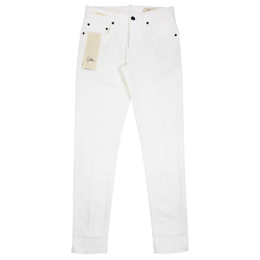 YCHAI(イカイ)PANATELA ホワイト 5ポケット ストレッチ ウォッシュドデニム【ホワイト】国内正規品