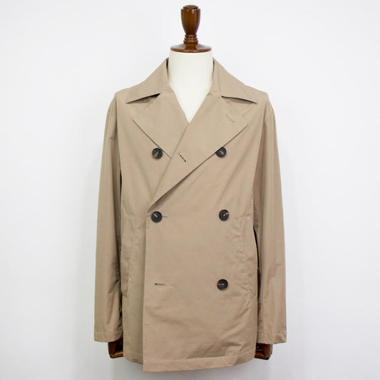 hevo(イーヴォ)TRANI トラーニ ポリエステル コットン ショート丈 ピーコート / ピージャケット【ベージュ】国内正規品