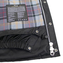 画像をギャラリービューアに読み込む, Barbour(バブアー)TRANSPORT WAX / トランスポートワックス MWX1678 ショート丈 オイルド ジャケット ガーメント付【ブラック】国内正規品