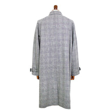 画像をギャラリービューアに読み込む, ES:S(エス)シェットランドウール グレンチェック ステンカラーコート【ブラック×ホワイト】国内正規品