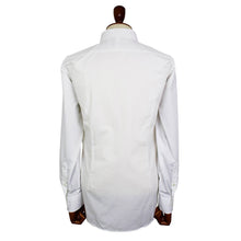 画像をギャラリービューアに読み込む, BRUNO(ブルーノ)セミワイドカラー ブロード ドレス シャツ 形態安定加工【ホワイト】