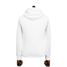 画像をギャラリービューアに読み込む, Seagreen(シーグリーン)BIG WAFFLE HOODIE ビッグ ワッフル ダブルジップアップ パーカー【ホワイト】国内正規品