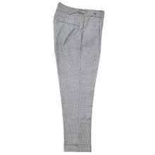 画像をギャラリービューアに読み込む, BERWICH(ベルウィッチ)SALUTE サルーテ 1プリーツ サイドアジャスター 千鳥柄 ウール パンツ【グレー】国内正規品
