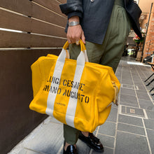 画像をギャラリービューアに読み込む, LARDINI(ラルディーニ)ボストンバッグ LARDINI AVIATOR'S KIT BAG【イエロー】
