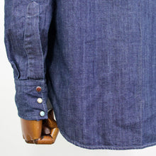 画像をギャラリービューアに読み込む, GUY ROVER × FORTELA(ギローバー × フォルテラ)LOS ANGELES ロサンゼルス デニム ウエスタン シャツ【インディゴブルー】国内正規品