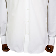 画像をギャラリービューアに読み込む, BRUNO(ブルーノ)セミワイドカラー ブロード ドレス シャツ 形態安定加工【ホワイト】