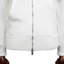 画像をギャラリービューアに読み込む, Seagreen(シーグリーン)BIG WAFFLE HOODIE ビッグ ワッフル ダブルジップアップ パーカー【ホワイト】国内正規品