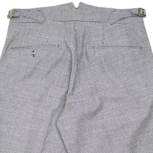 画像をギャラリービューアに読み込む, BERWICH(ベルウィッチ)SALUTE サルーテ 1プリーツ サイドアジャスター 千鳥柄 ウール パンツ【グレー】国内正規品