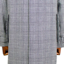 画像をギャラリービューアに読み込む, ES:S(エス)シェットランドウール グレンチェック ステンカラーコート【ブラック×ホワイト】国内正規品