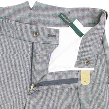 画像をギャラリービューアに読み込む, BERWICH(ベルウィッチ)SALUTE サルーテ 1プリーツ サイドアジャスター 千鳥柄 ウール パンツ【グレー】国内正規品