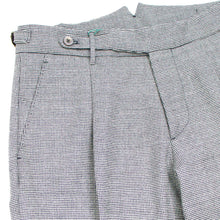 画像をギャラリービューアに読み込む, BERWICH(ベルウィッチ)SALUTE サルーテ 1プリーツ サイドアジャスター 千鳥柄 ウール パンツ【グレー】国内正規品