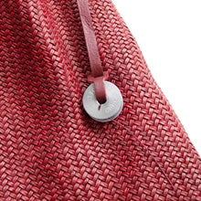 画像をギャラリービューアに読み込む, FATTORIA del CUOIO(ファットリアデルクオーイオ)イントレチャート 巾着 レザーバッグ【レッド】国内正規品