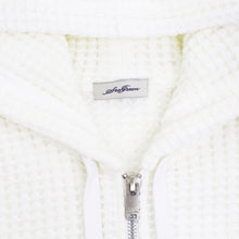 画像をギャラリービューアに読み込む, Seagreen(シーグリーン)BIG WAFFLE HOODIE ビッグ ワッフル ダブルジップアップ パーカー【ホワイト】国内正規品