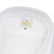 画像をギャラリービューアに読み込む, BRUNO(ブルーノ)セミワイドカラー ブロード ドレス シャツ 形態安定加工【ホワイト】