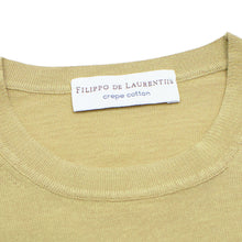 画像をギャラリービューアに読み込む, FILIPPO DE LAURENTIIS(フィリッポ デ ローレンティス)ニットTシャツ【ベージュ 】