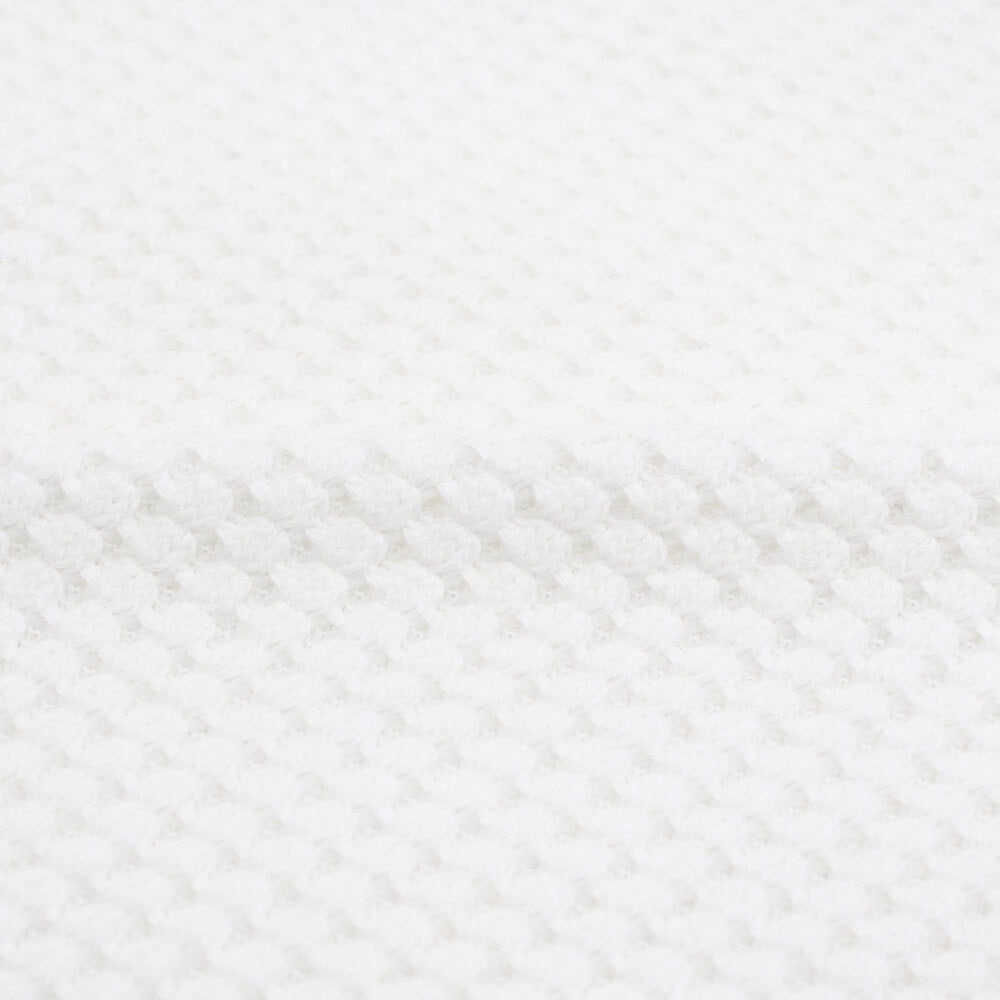 Seagreen(シーグリーン)BIG WAFFLE HOODIE ビッグ ワッフル ダブルジップアップ パーカー【ホワイト】国内正規品