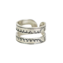 画像をギャラリービューアに読み込む, ADAWAT'N TUAREG(アダワットゥン トゥアレグ)ZeziTissght / ゼジィ ティサット シルバー925 楕円形 シルバー リング【シルバー】国内正規品