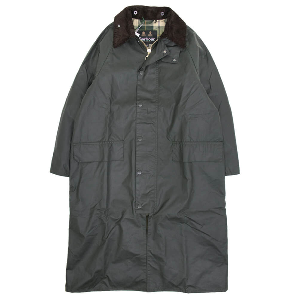 Barbour（バブアー）OVERSIZED WAX BURGHLEY/オーバーサイズ ワックス バーレー MWX1674【グリーン】国内正規品