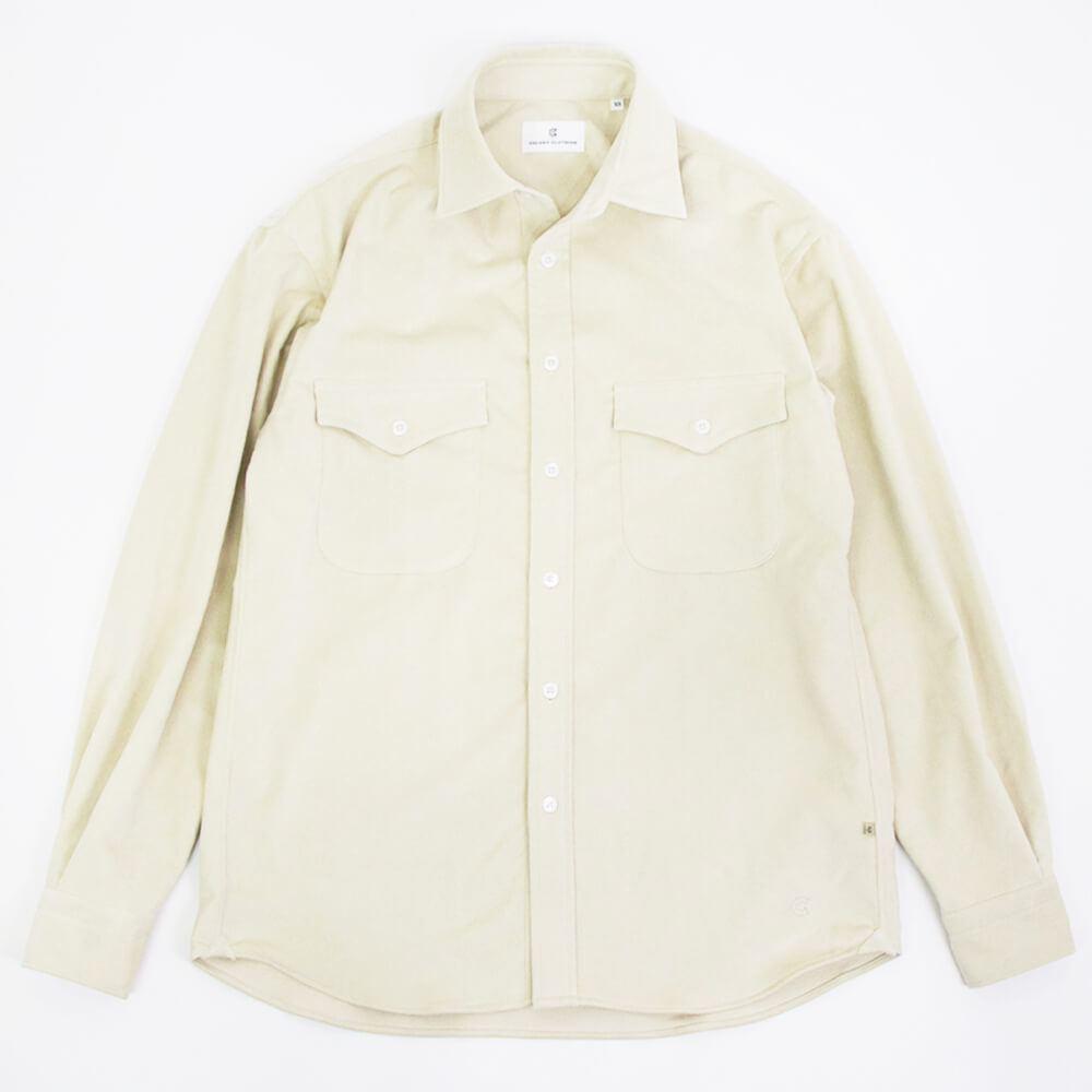 COLONY CLOTHING（コロニークロージング）ALCANTARA WESTERN SHIRT アルカンターラ ウエスタン  シャツ【オフホワイト】国内正規品