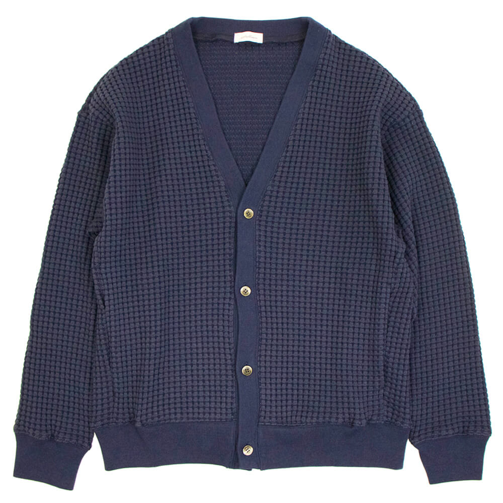 Seagreen カーディガン Seagreen(シーグリーン) BIG WAFFLE CARDIGAN