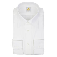 画像をギャラリービューアに読み込む, BRUNO(ブルーノ)セミワイドカラー オックスフォード ドレス シャツ 形態安定加工【ホワイト】