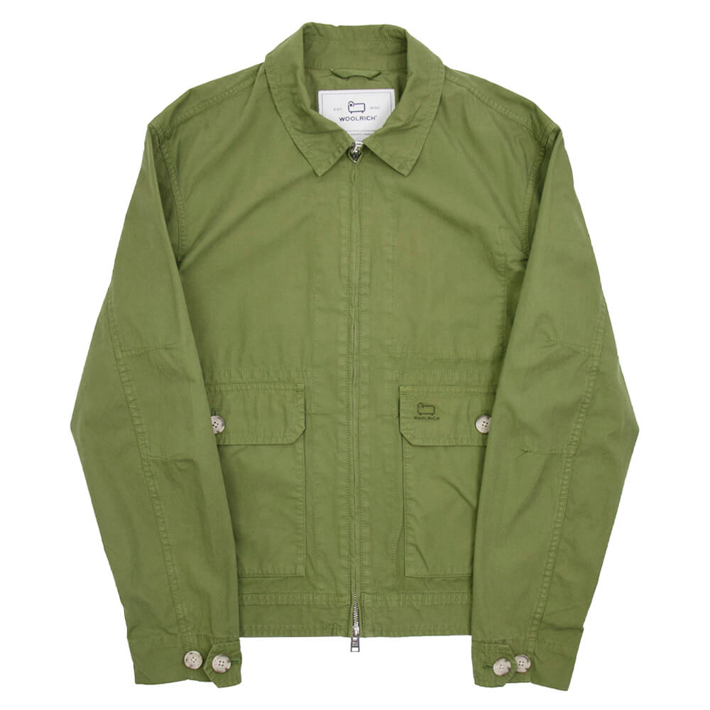 WOOLRICH（ウールリッチ）CREW BOMBER ブルゾン【グリーン