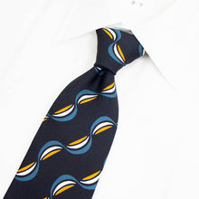 画像をギャラリービューアに読み込む, HOLLIDAY&BROWN(ホリデーアンドブラウン)ハンドメイド シルク タイ【ダークネイビー】国内正規品