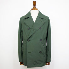 画像をギャラリービューアに読み込む, hevo(イーヴォ)TRANI トラーニ ポリエステル コットン ショート丈 ピーコート / ピージャケット【カーキ】国内正規品