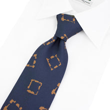 画像をギャラリービューアに読み込む, HOLLIDAY&BROWN(ホリデーアンドブラウン)シルク タイ【ネイビー】国内正規品