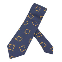 画像をギャラリービューアに読み込む, HOLLIDAY&BROWN(ホリデーアンドブラウン)シルク タイ【ネイビー】国内正規品