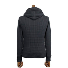 画像をギャラリービューアに読み込む, Seagreen(シーグリーン)BIG WAFFLE HOODIE ビッグ ワッフル ダブルジップアップ パーカー【ブラック】国内正規品